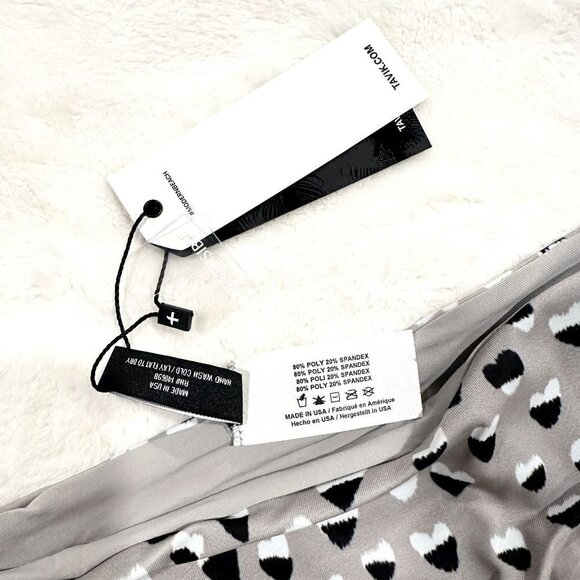 NWT Tavik Ali Full Swim Bottom in Cheetah Heart Print - Extra Small - Picture 3 of 7